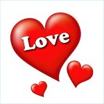 hartje met love erop van willem