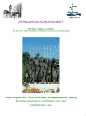 herdenkingsbijeenkomst 12 augustus