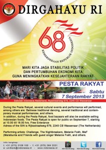 Flyer Pesta Rakyat 2013
