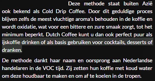 dutchcoffeetekst