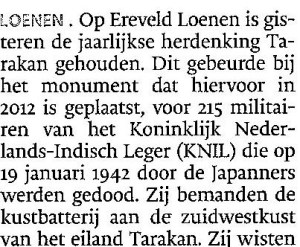 tarakanherdenking