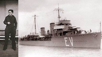 Augustinus Stücken en HrMS Evertsen